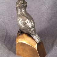 Win this bronze snowy owl sculpture by Dale Weiler!